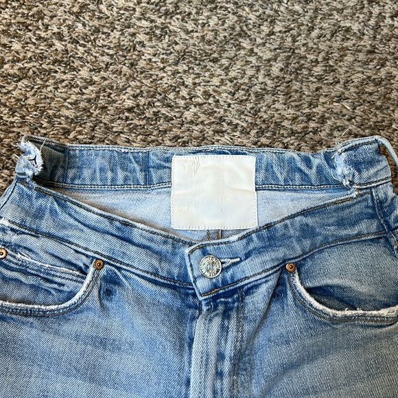 Mother Denim The Dazzler Shift HW Straight Jean size 26 I confess Wash - Picture 12 of 15